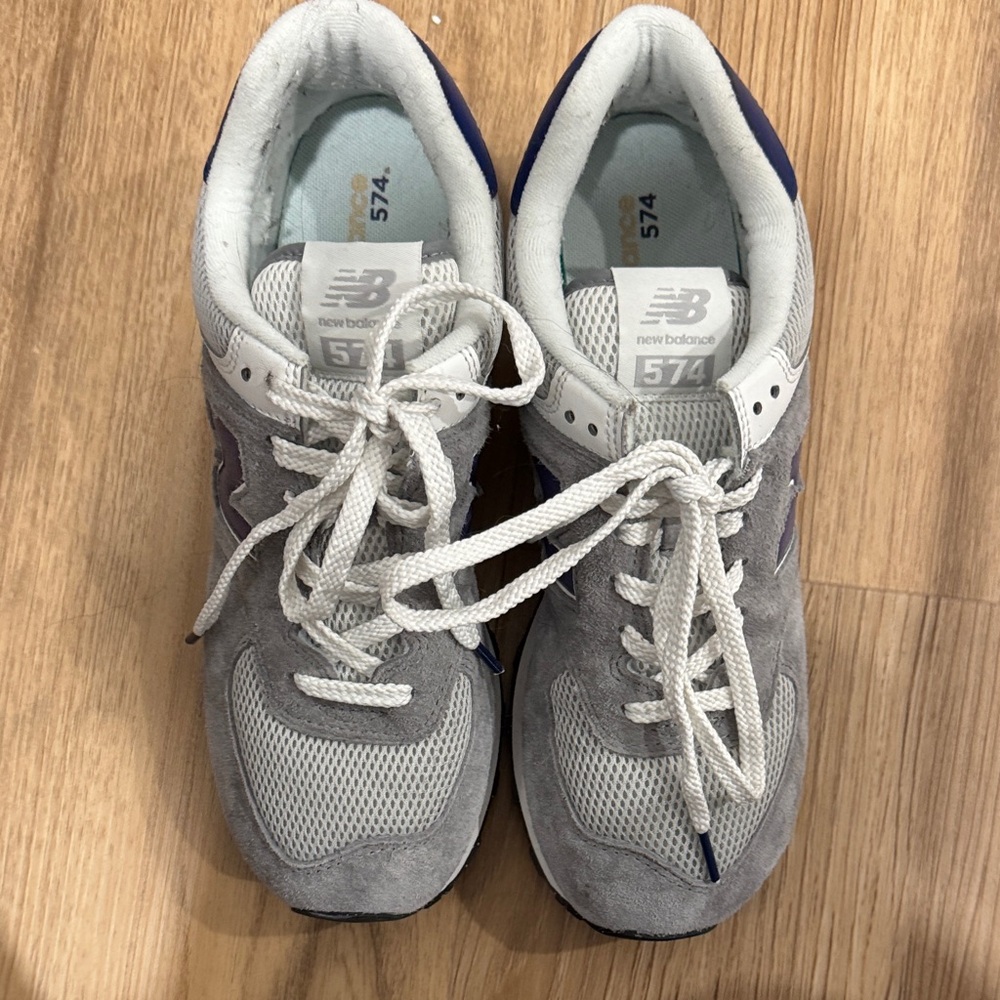 New Balance Men's Gray Sneakers 574 - Picture 5 of 5